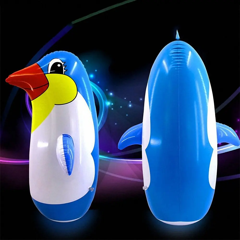 Penguin Inflatable Floats Swimming Pool Kids Water Sports Beach Toy Beach 34CM