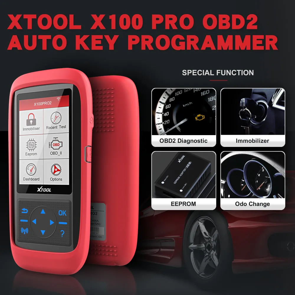 US $224.25 Xtool X100 Pro2 Auto Key Programmer Obd2 Scanner X100pro With Eeprom Adapter Free Update