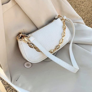 

Popular small bag female bag 2020 new wave fashion simple one shoulder armpit bag all match lady handbag