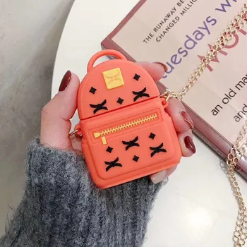 

Anti-break Cute 3D Backpack Case For Airpods 1 2 3 Wireless Headphone Protective Cover Silicone For AirPods 2 Pro Earphone Coque