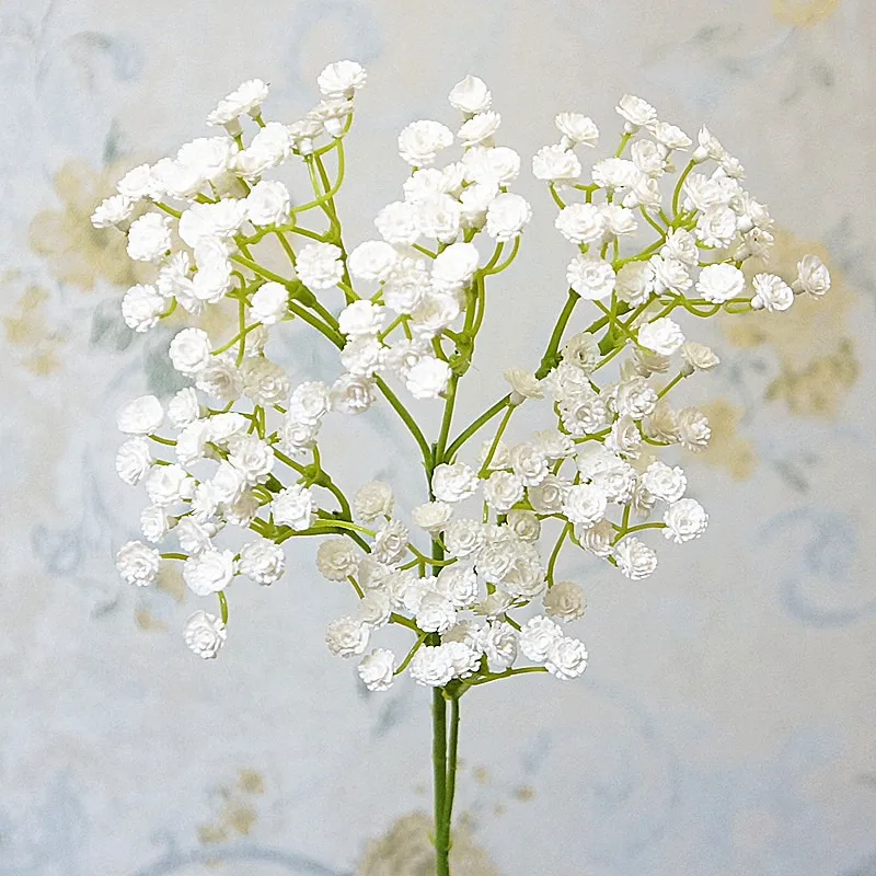 

Single branch high imitation soft gel full of stars wedding flower simulation decorative flower wholesale christmas decorations