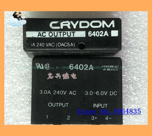 

6402A 3A/240VAC 3-6VDC 4 AC OUTPUT