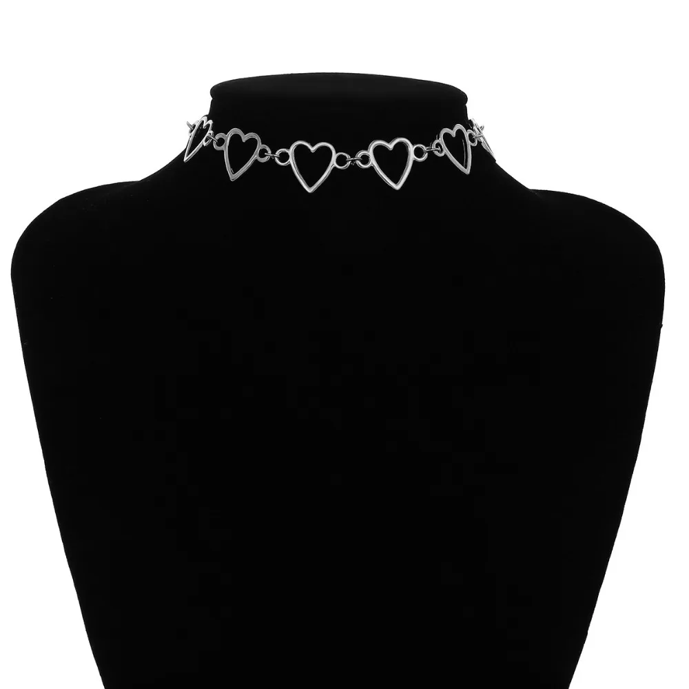 Для женщин в Корейском стиле личность надписи Sweet Love Heart чокер колье классика подарок девушке милые сережки в форме серебряное Драгоценное Ожерелье