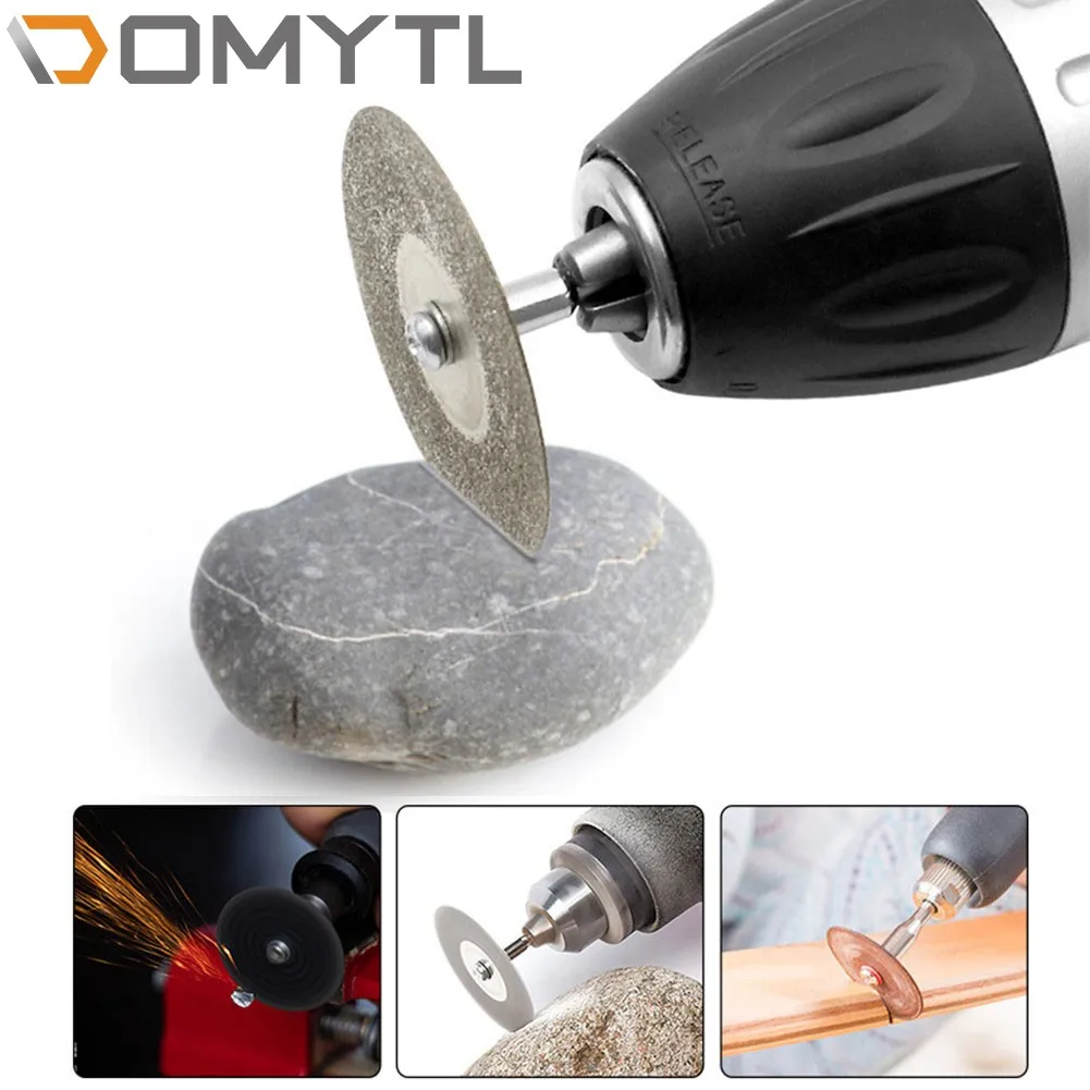 16mm-60mm Metal Cutting Disc Diamond Grinding Wheel Dremel Jade Cutting and Grinding Saw Blade Electric Wood Cutting Disc Tool 40 50 60mm diamond cutting disc angle grinding saw blades wheel wood cutting disc rotary polishing tool accessories