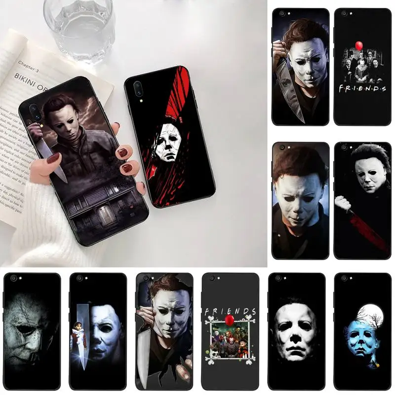 

Horror Friends Pennywise Michael Myers Jason Halloween Phone Case Capa For Vivo Y91c Y17 Y51 Y67 Y55 Y93 Y81S Y19 V17 vivos5