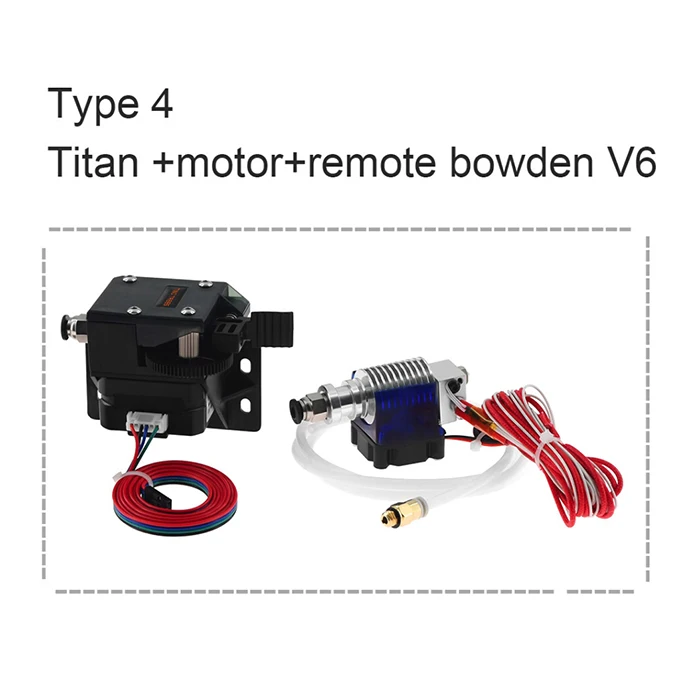 3d принтер Titan экструдер для настольного FDM принтера reprap MK8 J-head bowden Для MK8 anet ender 3 cr10 - Цвет: Type 4