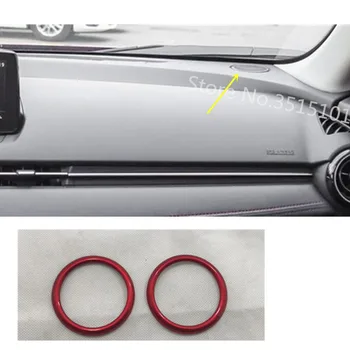

Car Inside Audio Speak Sound Inner Front Dashboard Trims Upper Cover Ring Circle Trim For Mazda CX-3 CX3 2017 2018 2019 2020