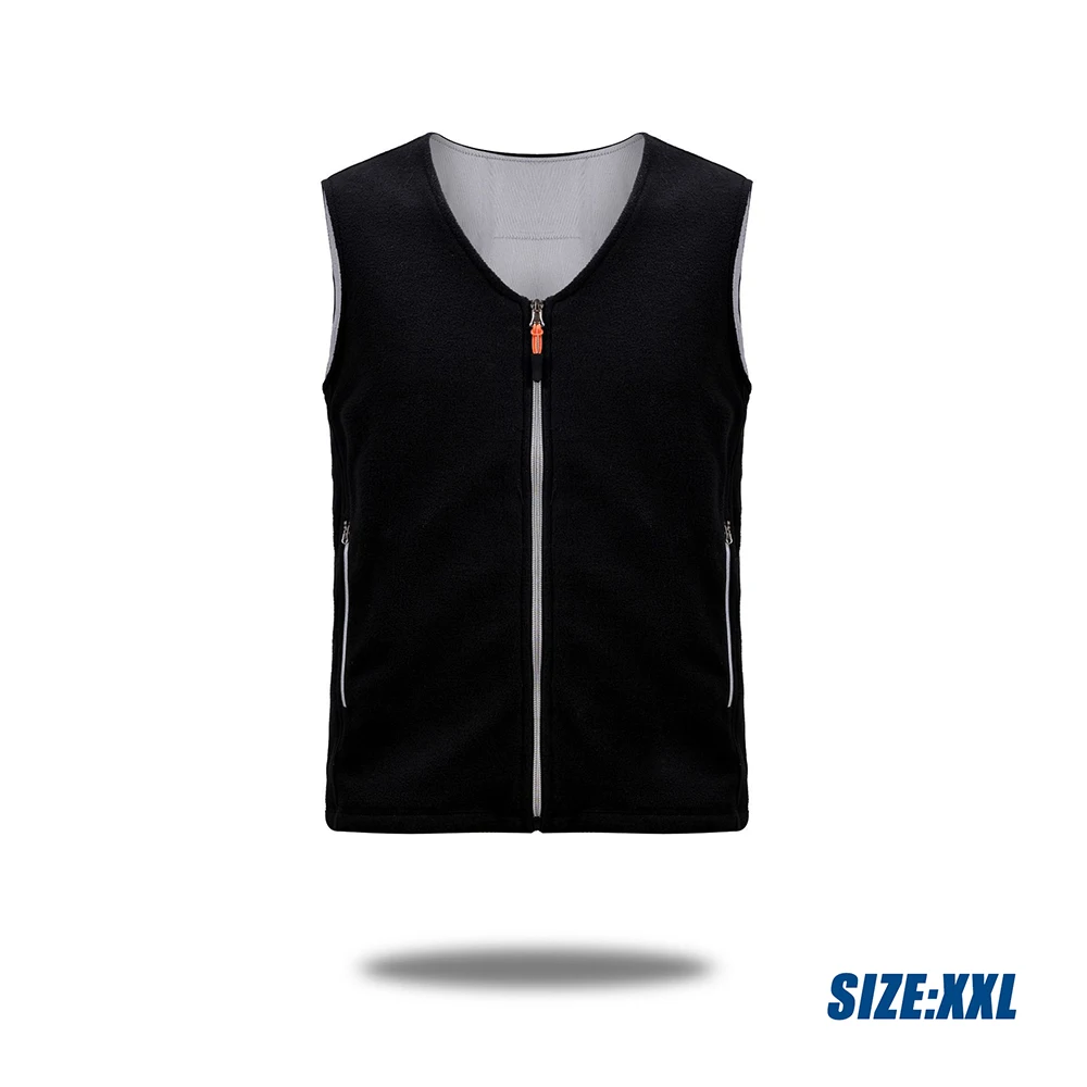 XXL Outdoor Vest Smart Charging Heating Vest Usb Graphene Carbon Fiber Heating Vest Autumn And Winter Warm Equipment - Цвет: XXL
