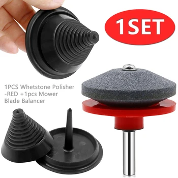 

Lawn Mower Blades Sharpener Lawnmower Sharpener & Balancer Set Power Hand Drill For Sharpener & Balancer Set