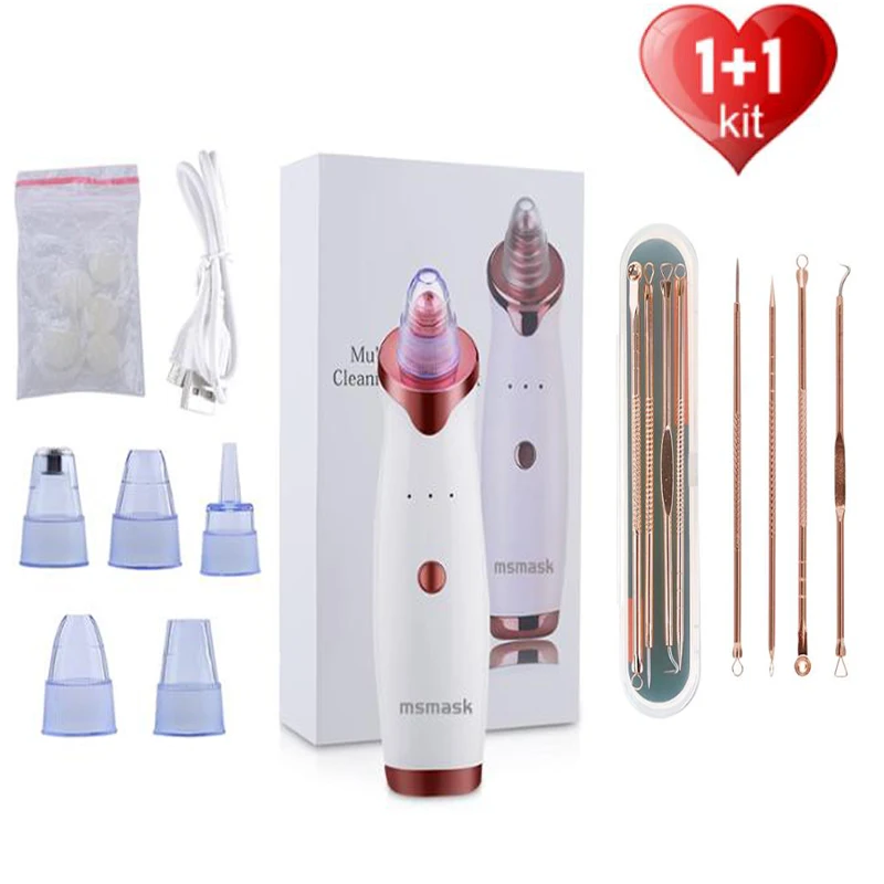 

Blackhead Remover T Zone Pore Acne Pimple Removal Face Deep Nose Cleaner Vacuum Suction Facial Diamond Beauty Clean Skin