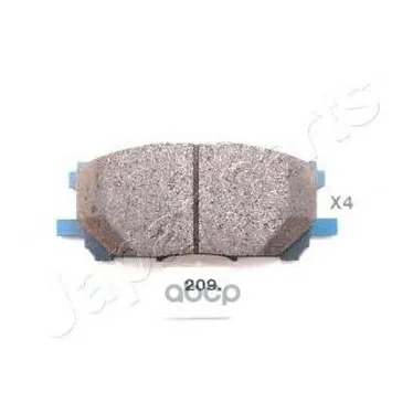 Колодки Пер.Lexus Rx300 03 Pa-209af Japanparts арт. PA-209AF