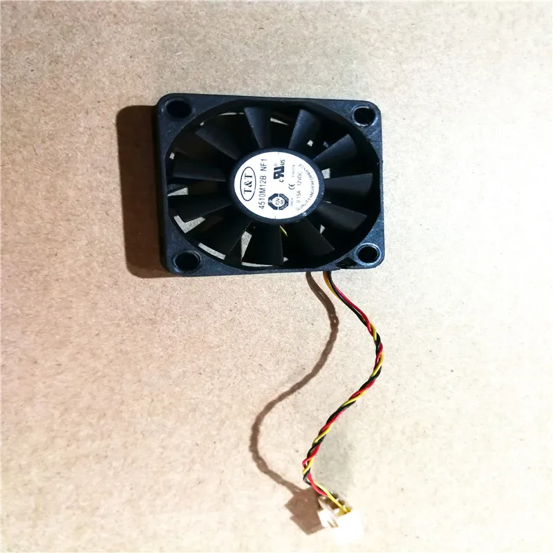 Вентилятор охлаждения 2 шт. для KDE1245PFV1 4510m12b nf1 DC12V 3 провода 3pin 45 мм 4 5 см 45x45x10