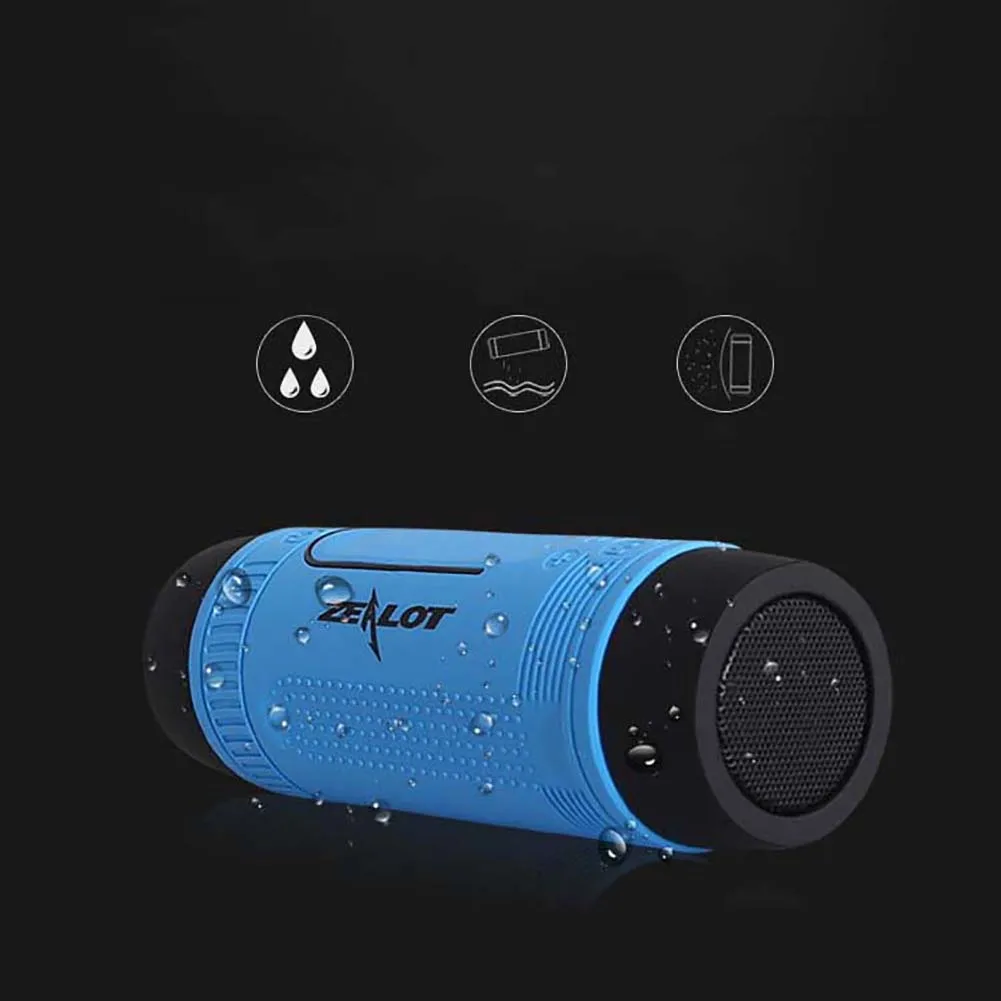 Портативный беспроводной Bluetooth динамик супер бас Высокое качество звук сабвуфер стерео открытый динамик s FM радио со светодиодным фонариком
