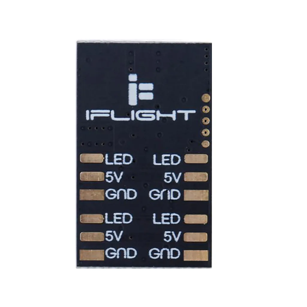 Светодиодная лента Iflight 2-6s, смарт-плата контроллера, поддерживает 4 светодиода для радиоуправляемого дрона Fpv, аксессуары, запчасти для радиоуправляемого дрона