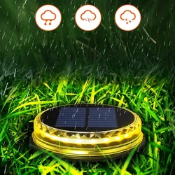 Lampe LED imperméable à énergie solaire, luminaire d'extérieur, idéal pour un jardin, une pelouse, une allée, un sentier ou une route 