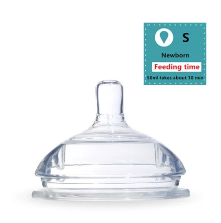 Для COMOTOMO широкая бутылочка для кормления силиконовая ручка соска бутылочка для кормления соломинка - Цвет: AP2205(S)