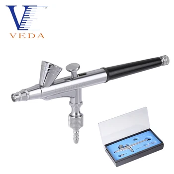 

Multi-Purpose Dual-Action Gravity Feed Mini Airbrush Sets 0.3mm Needle Spray Gun Air brush For Makeup Nail Temporary Tattoo