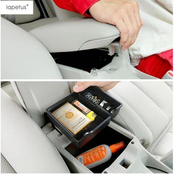 

Lapetus Accessories For Nissan Sentra Sylphy 2012 - 2018 Center Control Multifunction Container Storage Box Phone Tray Accessory