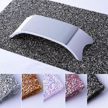 

Diamond Scrub Nail Mat Salon Practice Cushion Pillow Glitter Foldable Washable Pad Manicure Nail Art Table Mats Tool