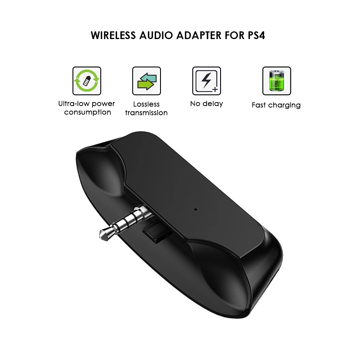 Mini Wireless BT5 0 Audio Adapter Headphone Headset Earphone 3 5mm Receiver For PS4 Controller gamepad receiver