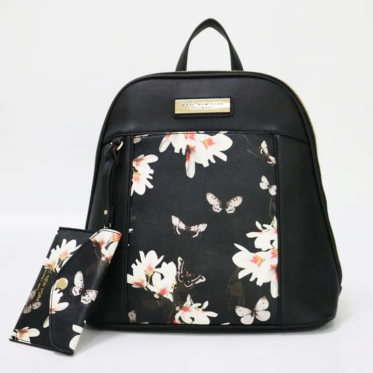 

2018 New Style Printed Backpack Korean-style Fashion Casual Versatile College Style Backpack Women's Trend Manufacturers Direct