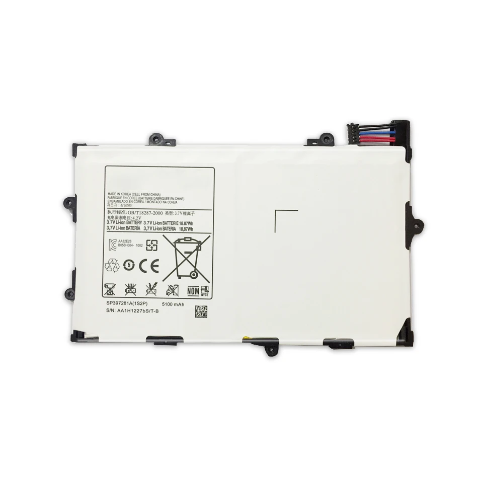 Высокое качество Батарея для Samsung Galaxy Tab 7,7 P6800 P6810 GT-P6800 GT-P6810 SP397281A(1S2P