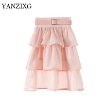 Exceed западный стиль розовый цвет марля торт юбка V свинец ногтей жемчуг свежий и сладкий стиль одежды для девочек L595
