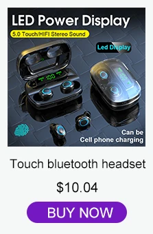 PK GT1 Smart touch contol wrieless наушники Bluetooth 5,0 8D стерео гарнитура микрофон спортивные наушники коробка водонепроницаемый с внешним аккумулятором