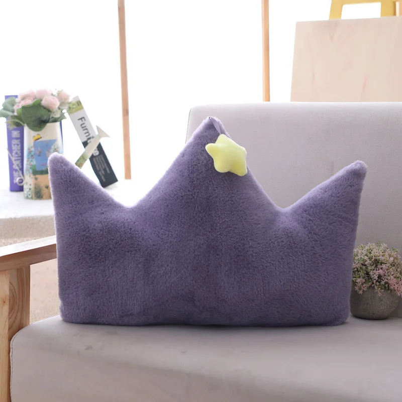 Purple-Crown Фантастическая серия неба Подушка чучела Луна стрельба звезда и твердые Ins Плюшевые игрушки Мягкая Подушка раковина детская подушка для сна домашний декор - Цвет: Purple-Crown