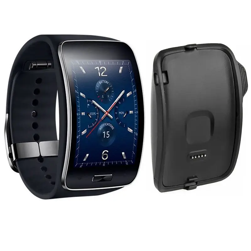 Горячая 3c-для gear S R750 зарядное устройство, Модернизированная портативная зарядная док-станция с usb зарядным шнуром для samsung gear S R750 Смарт-часы