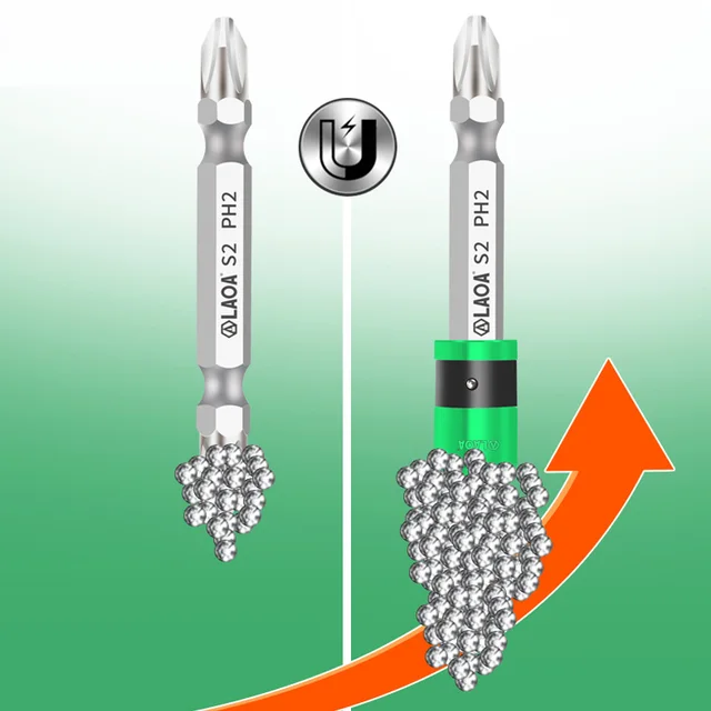 LAOA-destornillador eléctrico de anillo magnético, herramienta magnética potente 4