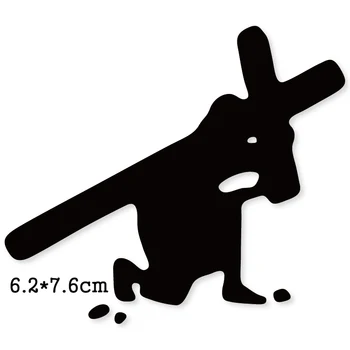 

Metal Cutting Dies Jesus carry Cross 2020 New Crafts Knife Blade Stencil For DIY Scrapbooking Paper/photo Cards Embossing Die