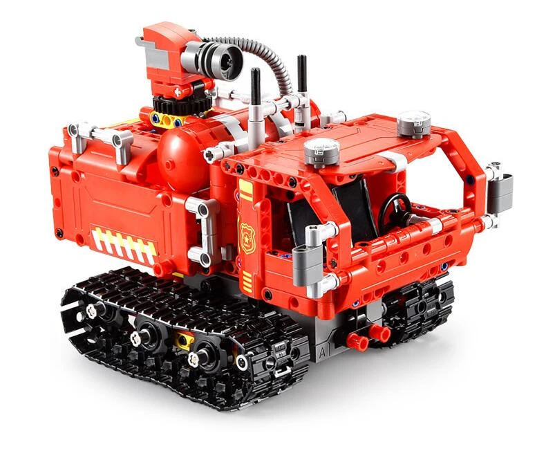 RC Technic defensor робот Кирпичи Модель автомобиля строительные полицейские блоки РОБОТ автомобильный блок город пожарная машина Кирпичи игрушки для детей