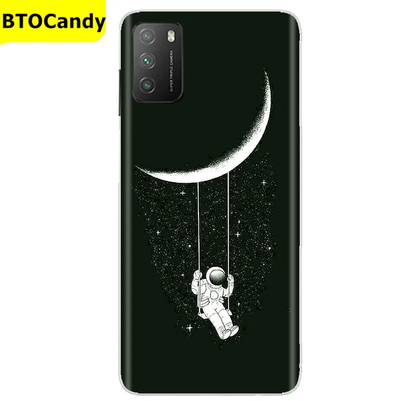 pouch mobile For POCO M3 Case Soft Silicone Back Phone Case for Xiaomi Poco M3 Pro 5G Back Cover Soft TPU Coque for POCO M 3 M3 Silicone Case best iphone wallet case Cases & Covers