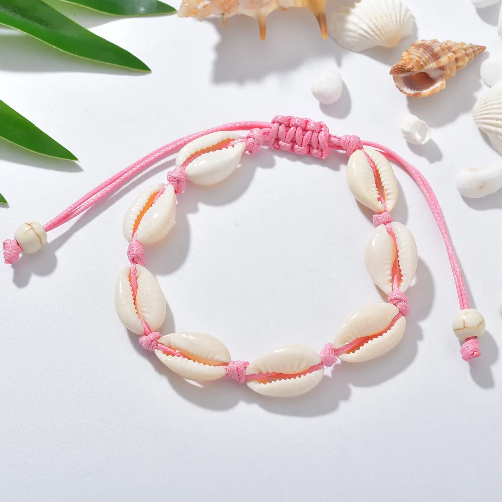 Personality Creative Casual Bracelet Natural Shell Hand-Woven Temperament Beautiful 2019 New Wave | Украшения и аксессуары