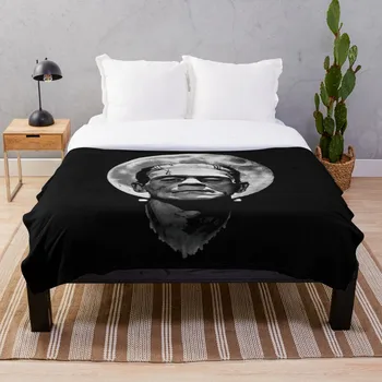 

Frankenstein Moon Blanket Wool Flannel Plush Blanket Bedspread For office Sherpa Blanket Couch Quilt Cover Travel