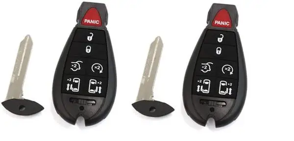 

LumiParty 7 Bttons Remote Smart Key Fob High Quality Car Key for Dodge Grand Caravan Charger Durango M3N5WY783X 267F-5WY783X r50