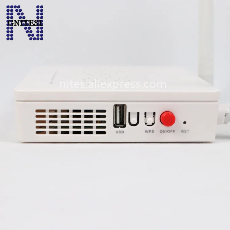 Низкая цена ONT 2412GDE GPON ONU FTTH Ethernet пассивное волокно устройство с 1GE+ 3FE+ 2 голоса+ CATV Wifi