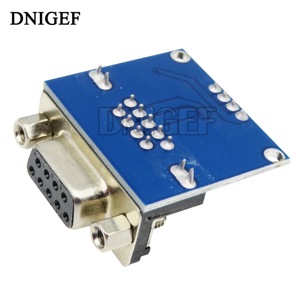 MAX3232 RS232 to TTL Serial Port Converter Module Female DB9 Connector MAX232 Flashing Board