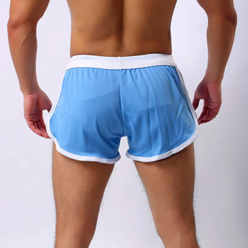 Deals DIHOPE Mens 2020 Casual Summer Short Triped Breathable Elastic Waist Shorts Sport Patchwork Short Pants Pantalones Cortos Hombre