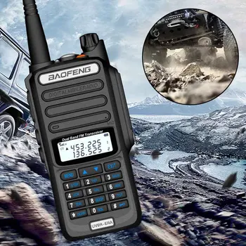 

Walkie Talkie Walkie Talkie VHF UHF 18W Transceiver Two Way Radio With Antenna 128 Channel