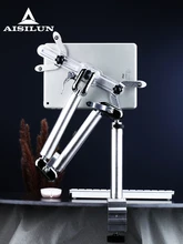 

Tablet Holder Clamp Table Foldable Multifunction Car Stand Aluminum 360 Rotation Wall Mount Bed Bracket for iPad Air Mini 7-11''