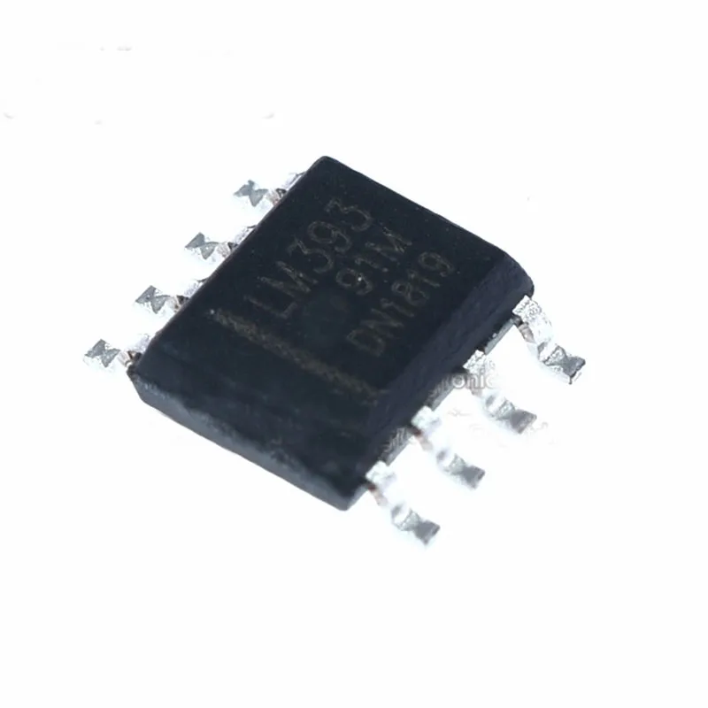 

20PCS/lot New Chip LM393DR SOP-8 LM393 Low Power Voltage Comparator LM393DT