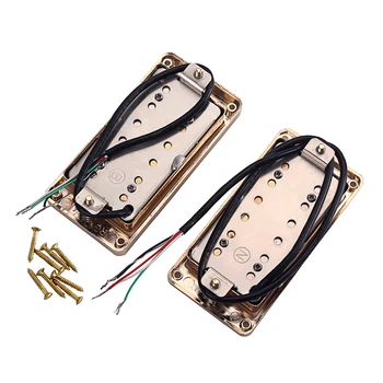 

2pcs/set Guitar Sealed Humbucker Pickups Pick-ups Dual Coil with mounting screws for LP Electric Guitar pickup
