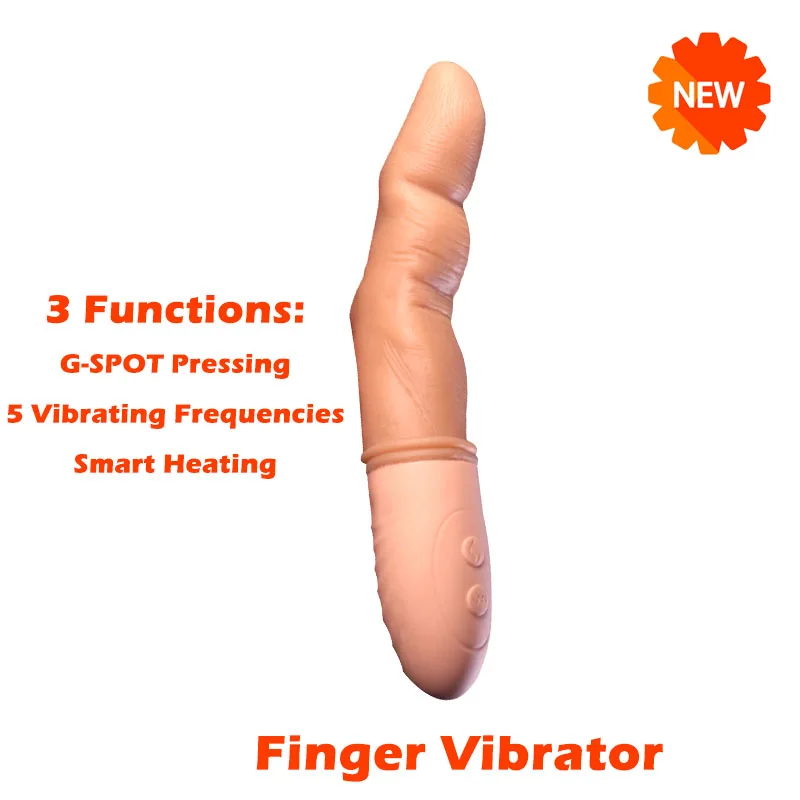 Sex Toys G Spot Finger Vibrator Heating Prostate Massager Clitoris Stimulate Flirting Masturbator Adult Products For Woman Man | Красота и