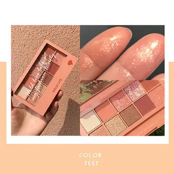 

Eyeshadow Water-proof Eyeglitters Beads Light Long shadow eye Lipstick Lasting Makeup set A9K0