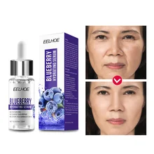 

Brighting Skin Face Essence Serum Blueberry Polypeptide Anti Wrinkle Face Serum Shrink Pores Anti-Aging Moisturizing Face Care