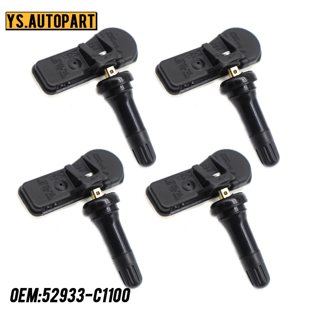 Датчик давления в шинах TPMS 52933-C1100 для Hyundai Santa Fe [TM] Ix35 Sonata Tucson I20 Creta 2018-2024 433 МГц