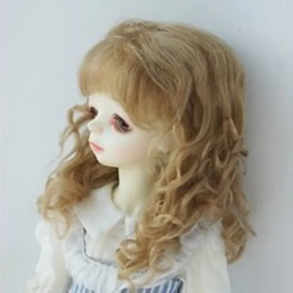 BJD кукла аксессуары 4 bjd парик светло-коричневый цвет мохер