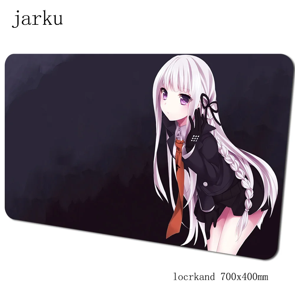 Danganronpa коврик для мыши геймер 700x400 мм notbook коврик для мыши esports игровой коврик для мыши большой с обработанным краем коврик для мыши стол для компьютера padmouse